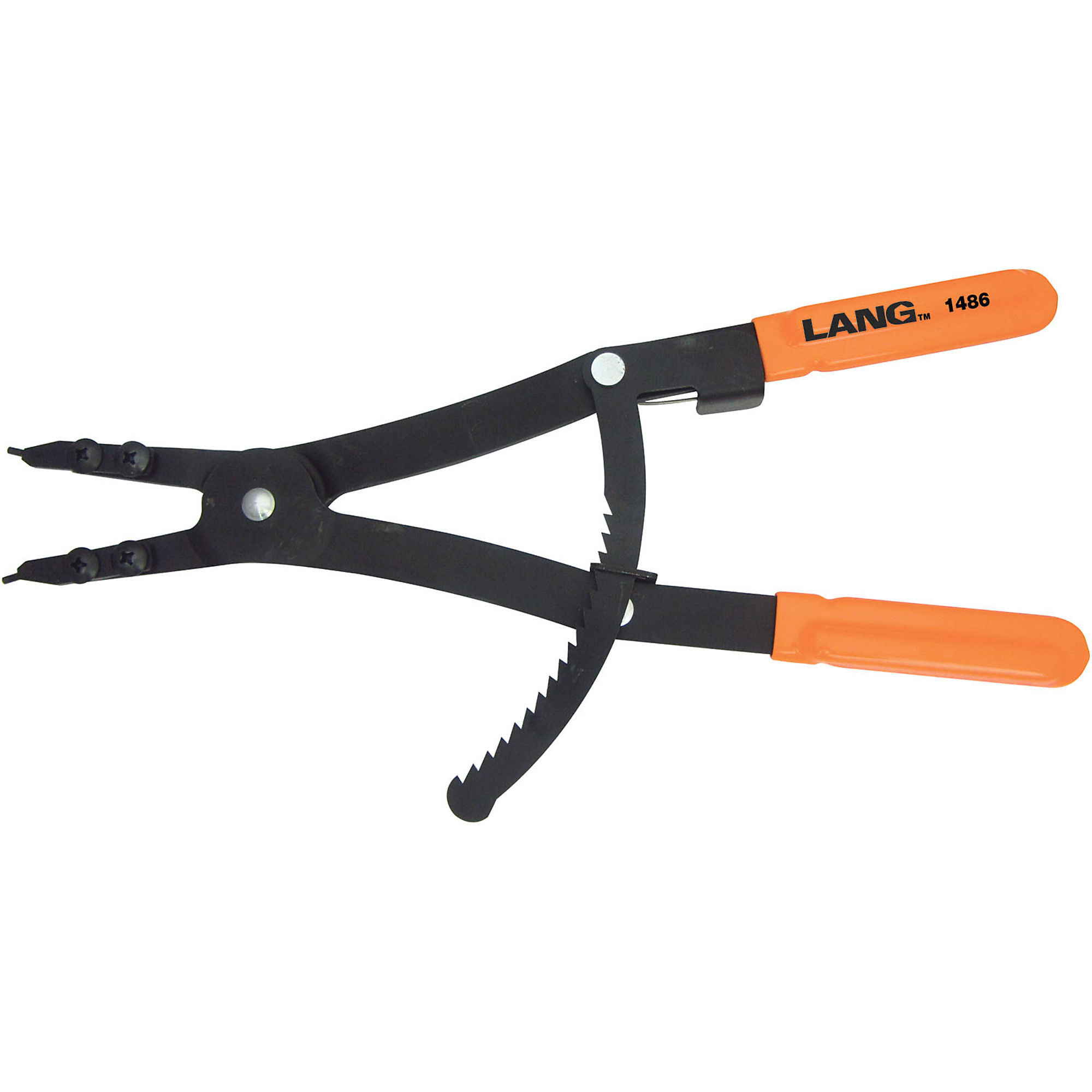 Lang Tools External Retaining Ring Pliers — Interchangeable Tip, Model# KAS1486